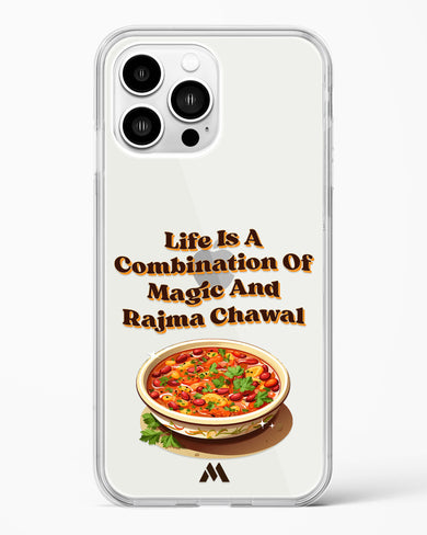 Magical Rajma Chawal Crystal Clear Transparent Case (Apple)