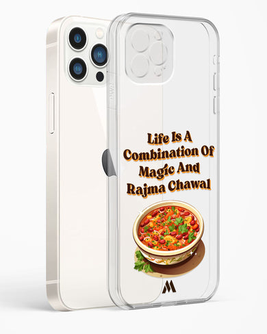 Magical Rajma Chawal Crystal Clear Transparent Case (Apple)