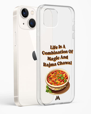 Magical Rajma Chawal Crystal Clear Transparent Case (Apple)