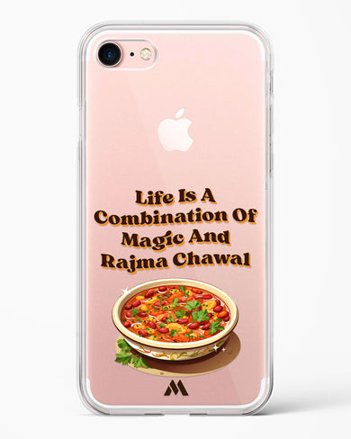 Magical Rajma Chawal Crystal Clear Transparent Case (Apple)