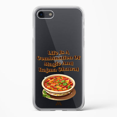 Magical Rajma Chawal Crystal Clear Transparent Case (Apple)