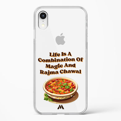 Magical Rajma Chawal Crystal Clear Transparent Case (Apple)