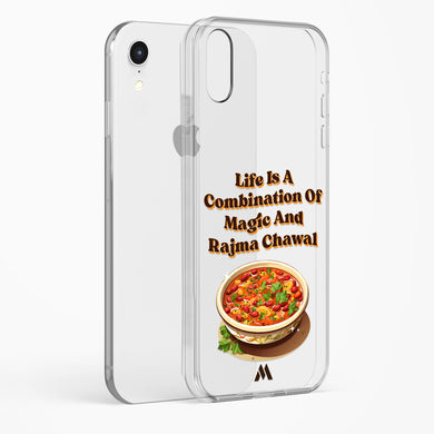 Magical Rajma Chawal Crystal Clear Transparent Case (Apple)