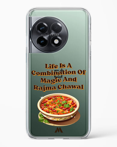 Magical Rajma Chawal Crystal Clear Transparent Case (OnePlus)