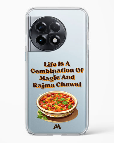 Magical Rajma Chawal Crystal Clear Transparent Case (OnePlus)