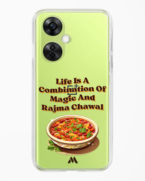 Magical Rajma Chawal Crystal Clear Transparent Case (OnePlus)