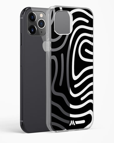 Monochrome Maze Crystal Clear Transparent Case (Apple)