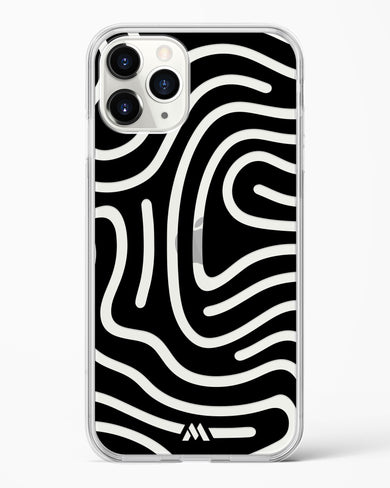 Monochrome Maze Crystal Clear Transparent Case (Apple)