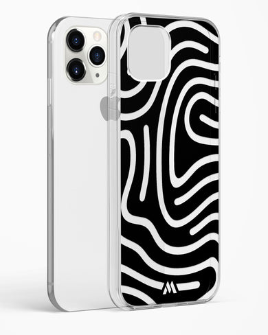 Monochrome Maze Crystal Clear Transparent Case (Apple)