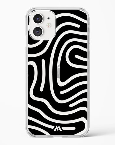 Monochrome Maze Crystal Clear Transparent Case (Apple)