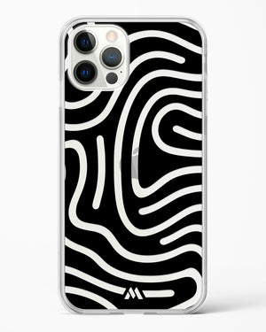 Monochrome Maze Crystal Clear Transparent Case (Apple)