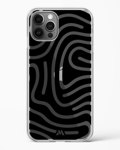 Monochrome Maze Crystal Clear Transparent Case (Apple)