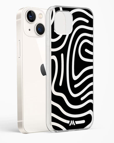 Monochrome Maze Crystal Clear Transparent Case (Apple)