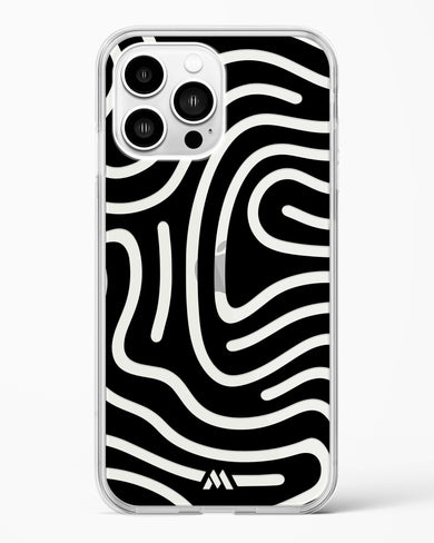 Monochrome Maze Crystal Clear Transparent Case (Apple)