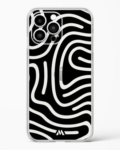 Monochrome Maze Crystal Clear Transparent Case (Apple)