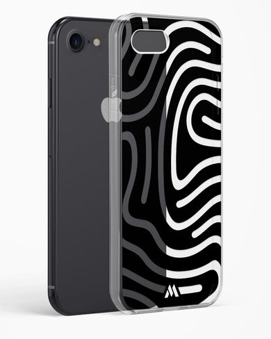 Monochrome Maze Crystal Clear Transparent Case (Apple)