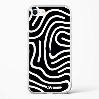 Monochrome Maze Crystal Clear Transparent Case (Apple)