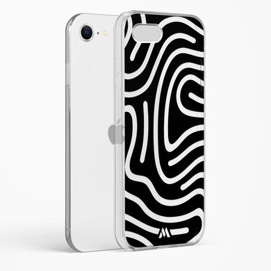 Monochrome Maze Crystal Clear Transparent Case (Apple)