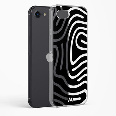 Monochrome Maze Crystal Clear Transparent Case (Apple)