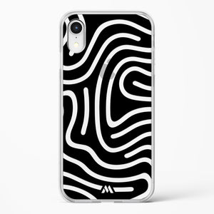 Monochrome Maze Crystal Clear Transparent Case (Apple)