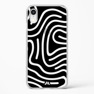 Monochrome Maze Crystal Clear Transparent Case (Apple)