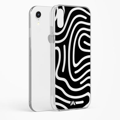 Monochrome Maze Crystal Clear Transparent Case (Apple)