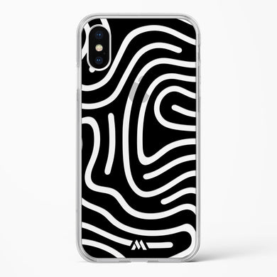 Monochrome Maze Crystal Clear Transparent Case (Apple)