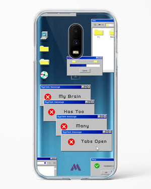 Too Many Open Tabs Crystal Clear Transparent Case (OnePlus)