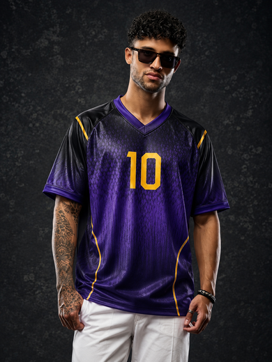 Away kit Football Jersey | V-Neck Oversized T-shirt