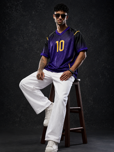 Away kit Football Jersey | V-Neck Oversized T-shirt