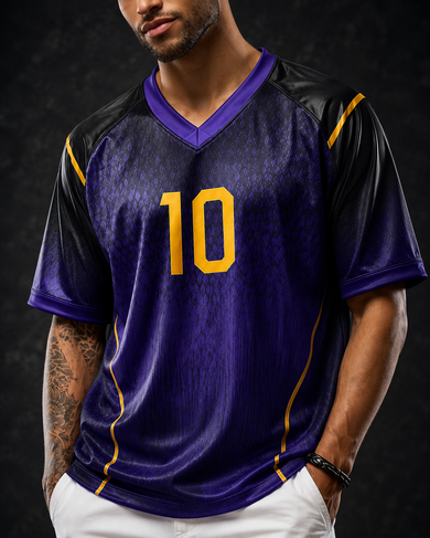 Away kit Football Jersey | V-Neck Oversized T-shirt