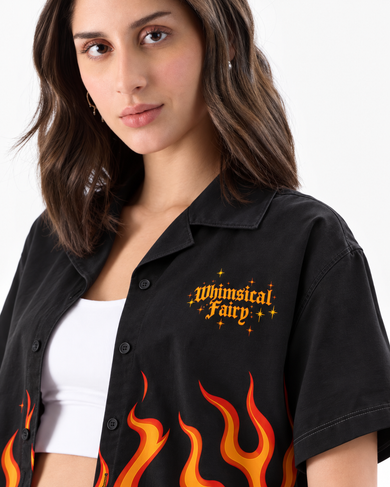 Whimsical Inferno | Women Summer Shirt
