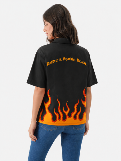 Whimsical Inferno | Women Summer Shirt