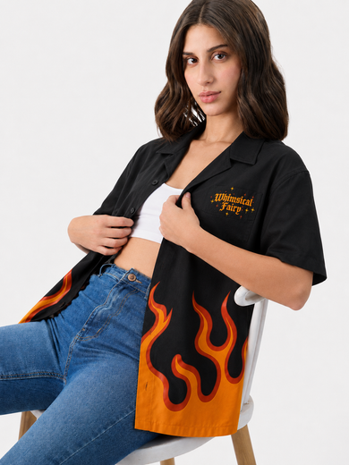 Whimsical Inferno | Women Summer Shirt