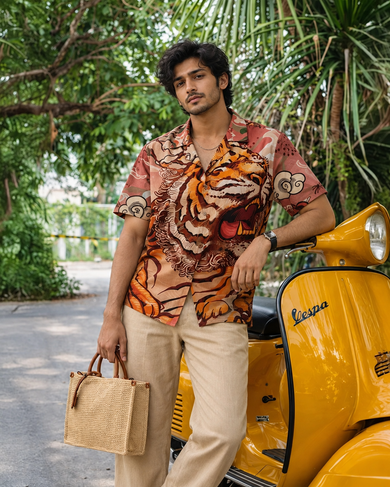 Roar of the Wild Unisex Linen Shirt