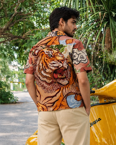 Roar of the Wild Unisex Linen Shirt