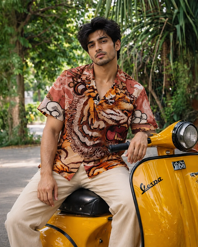 Roar of the Wild Unisex Linen Shirt