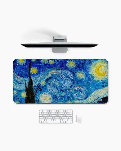 The Starry Night [Van Gogh] Desk Mat