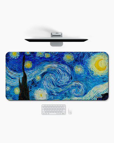 The Starry Night [Van Gogh] Desk Mat