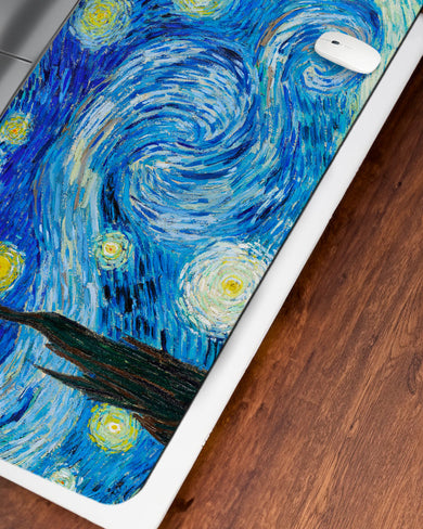 The Starry Night [Van Gogh] Desk Mat