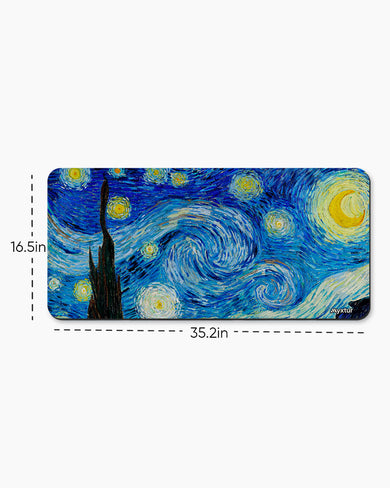 The Starry Night [Van Gogh] Desk Mat