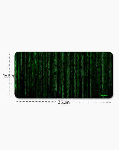 The Matrix-Illusion of Reality Desk Mat