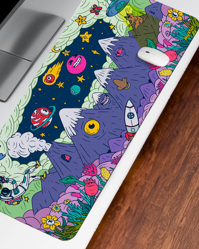 Stranded in an Alien World Desk Mat