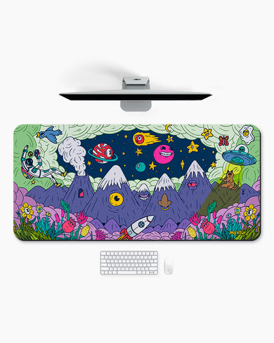 Stranded in an Alien World Desk Mat