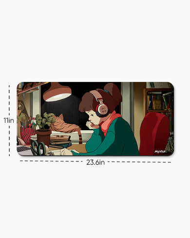 Lofi Girl Desk-Mat