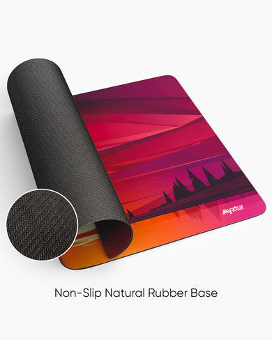 Fiery Sunset Desk Mat