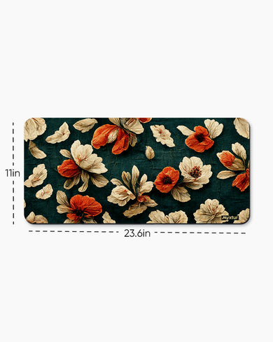 Emerald Garden Bouquet Desk-Mat