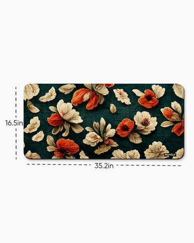 Emerald Garden Bouquet Desk-Mat