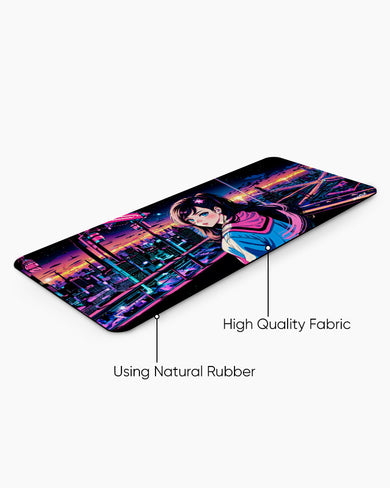 Neon Nights Maiden Desk-Mat