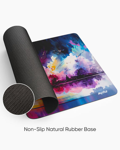 Watercolour Riverbed Desk-Mat